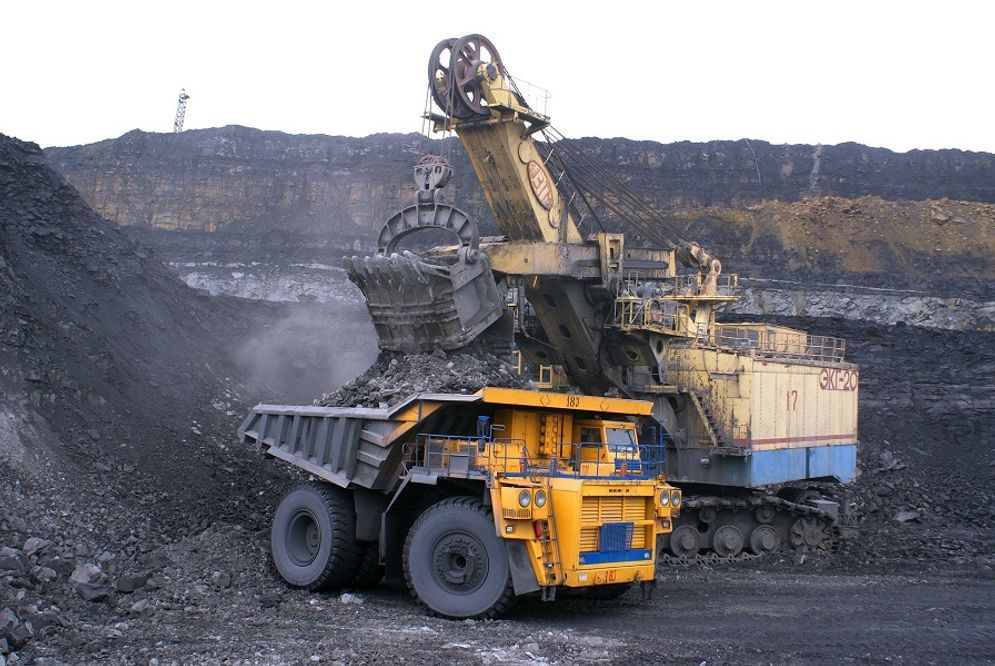 Ilustrasi tambang batubara.