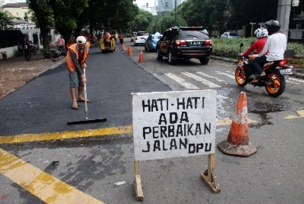 Ilustrasi perbaikan jalan. Foto: ist