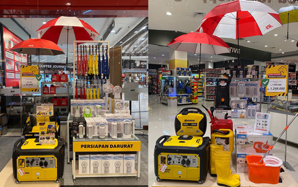 ACE Hardware menghadirkan kebutuhan pelanggan dalam berbagai kondisi.