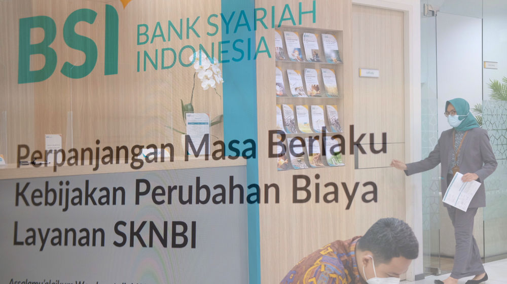 <p>Suasana di kantor cabang Bank Syariah Indonesia (BRIS) Jakarta Hasanudin, Jakarta, Rabu, 17 Februari 2021. Foto: Ismail Pohan/TrenAsia</p>
