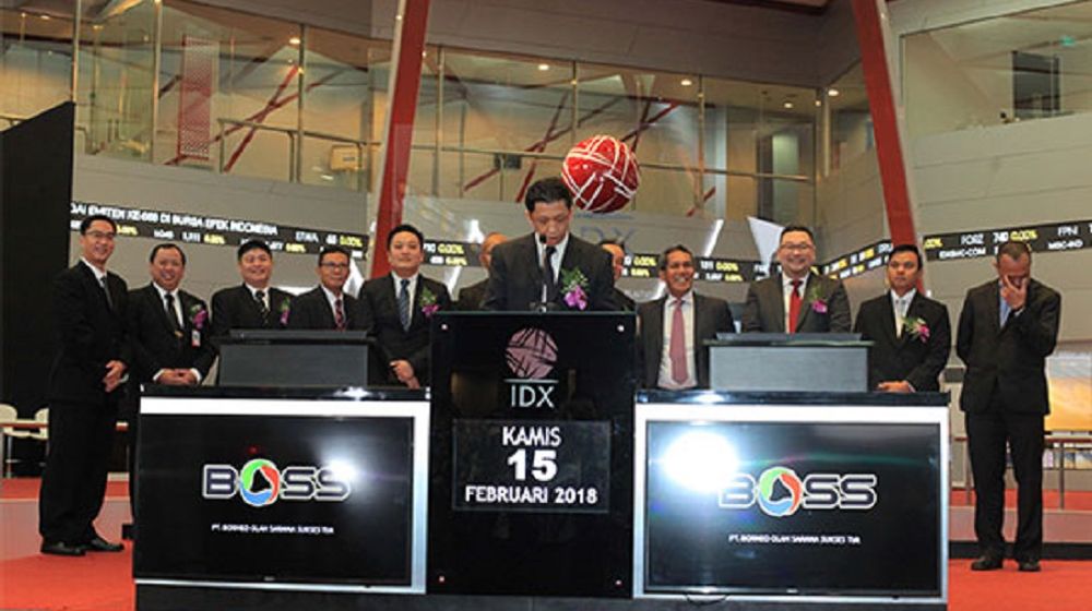 <p>Manajemen emiten tambang PT Borneo Olah Sarana Tbk (BOSS) di PT Bursa Efek Indonesia (BEI) / Dok. Perseroan</p>
