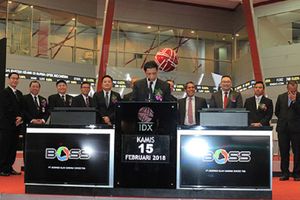 <p>Manajemen emiten tambang PT Borneo Olah Sarana Tbk (BOSS) di PT Bursa Efek Indonesia (BEI) / Dok. Perseroan</p>
