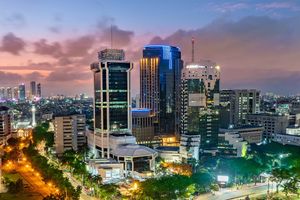 <p>Gedung PT Indosat Tbk (ISAT) di Jakarta Pusat / Dok. Indosat Ooredoo</p>
