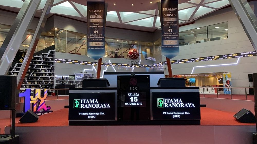 <p>Emiten farmasi dan alat kesehatan PT Itama Ranoraya Tbk (IRRA) saat IPO di Bursa Efek Indonesia / Dok. Perseroan</p>
