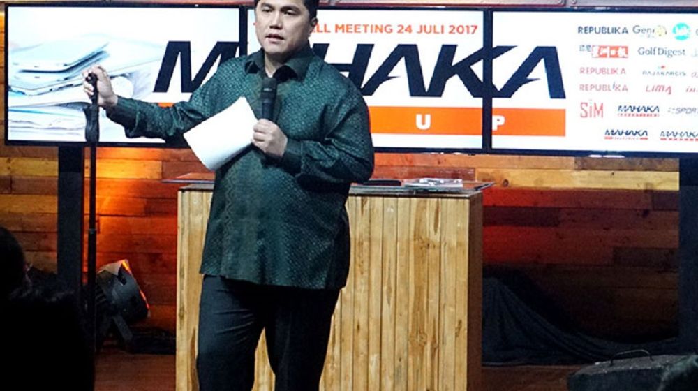 <p>Erick Thohir pemilik Mahaka Media Group / Dok. Mahaka Media</p>
