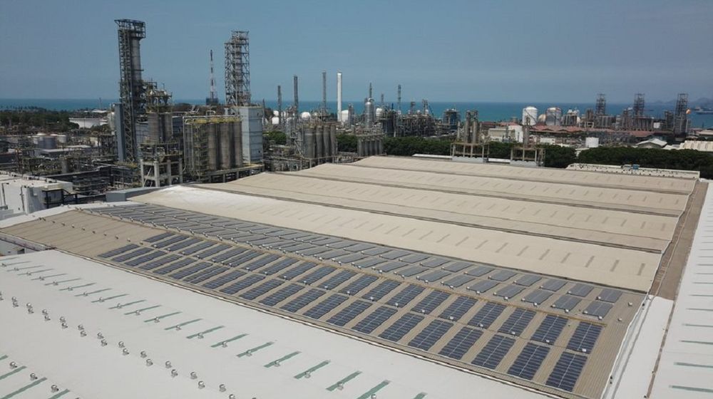 <p>Panel surya milik konglomerat Prajogo Pangestu dari PT Chandra Asri Petrochemical Tbk (TPIA) / Dok. Perseroan</p>
