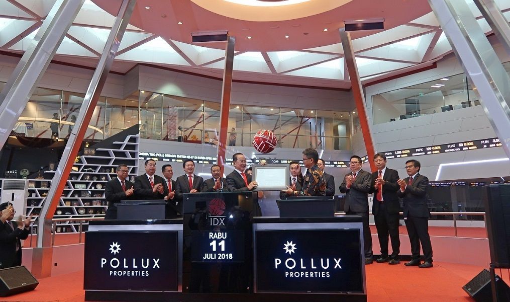 <p>Manajemen PT Pollux Properti Indonesia Tbk (POLL) di Bursa Efek Indonesia / Dok. BEI</p>
