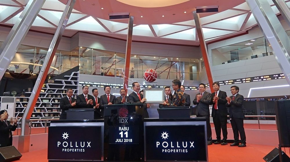 <p>Manajemen PT Pollux Properti Indonesia Tbk (POLL) di Bursa Efek Indonesia / Dok. BEI</p>
