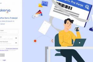 <p>Pendaftaran program kartu prakerja tahun 2021 / Prakerja.go.id</p>
