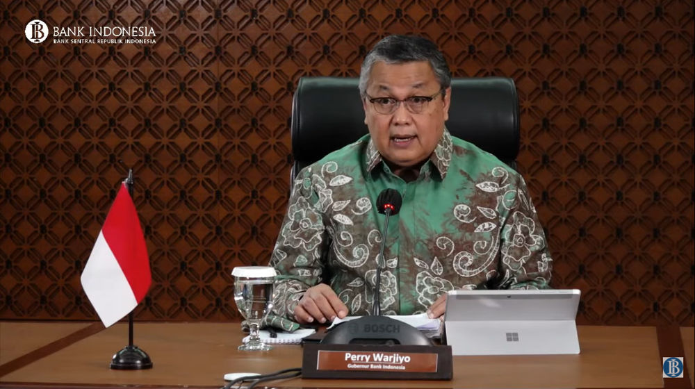 <p>Gubernur Bank Indonesia, Perry Warjiyo dalam Rapat Dewan Gubernur (RDG