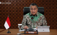 <p>Gubernur Bank Indonesia, Perry Warjiyo dalam Rapat Dewan Gubernur (RDG