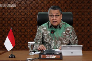 <p>Gubernur Bank Indonesia, Perry Warjiyo dalam Rapat Dewan Gubernur (RDG