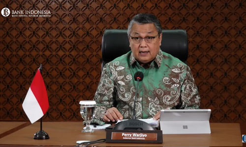 <p>Gubernur Bank Indonesia, Perry Warjiyo dalam Rapat Dewan Gubernur (RDG