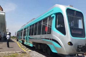 <p>Trem listrik buatan PT Industri Kereta Api (Persero) atau INKA yang akan beroperasi di Bali / Dok. INKA</p>
