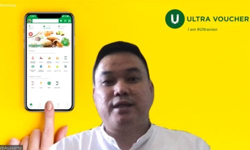 <p>Chief Executive Officer Ultra Voucher Hady Kuswanto mengungkapkan pertumbuhan Ultra Voucher pada 2020 mencapai 50% sebanyak 190.000 pengguna. / Istimewa</p>
