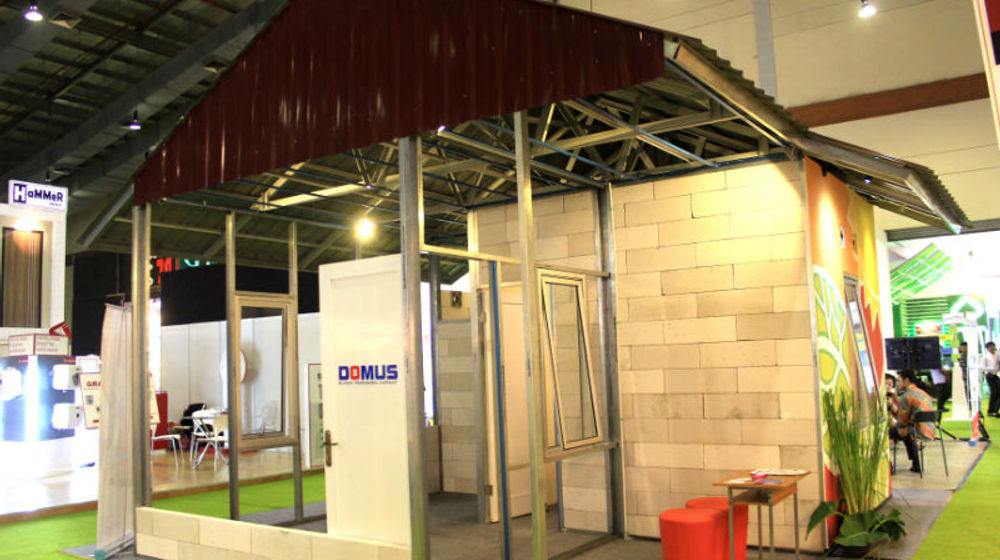 <p>Ilustrasi rumah instan Domus / Dok. Tatalogam</p>
