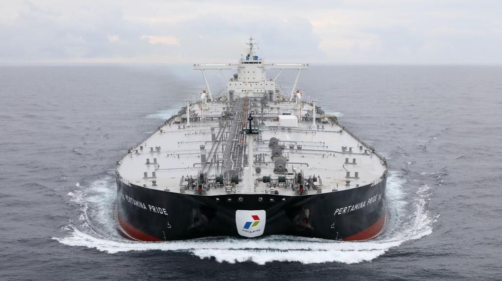 <p>Kapal tanker Very Large Crude Carrier (VLCC) berkapasitas 2 juta barel yang diluncurkan PT Pertamina (Persero). / Pertamina</p>

