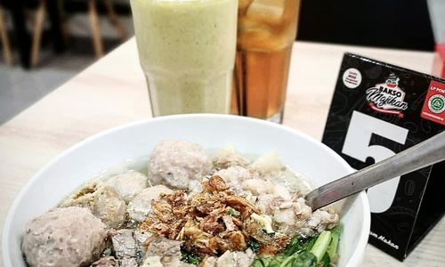 <p>Salah satu menu Bakso Spesial Majikan Tuan di Bakso Majikan. / Instagram @baksomajikan</p>
