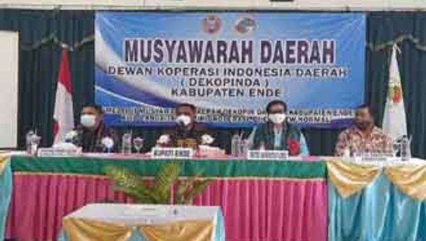 Dewan Koperasi Indonesia Daerah Kabupaten Ende Ajak Generasi Milineal Ikut Berkoperasi