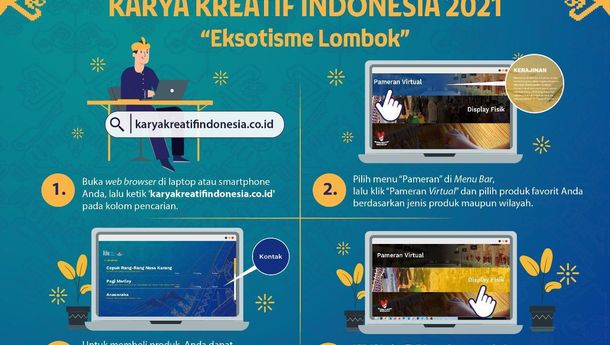 Berikut Panduan Berbelanja di Pameran Karya Kreatif Indonesia 2021