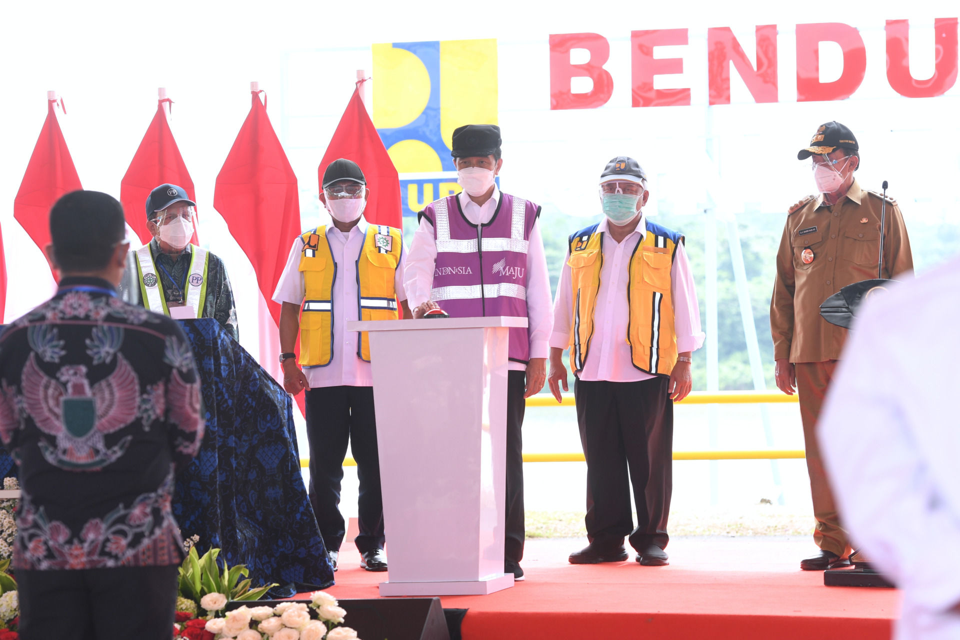 Presiden Joko Widodo Resmikan Bendungan Sindangheula Banten
