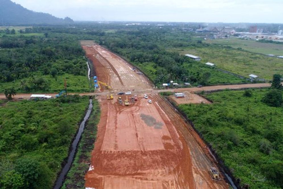 Ilustrasi jalan tol Padang-Pekanbaru. Foto: bisnis