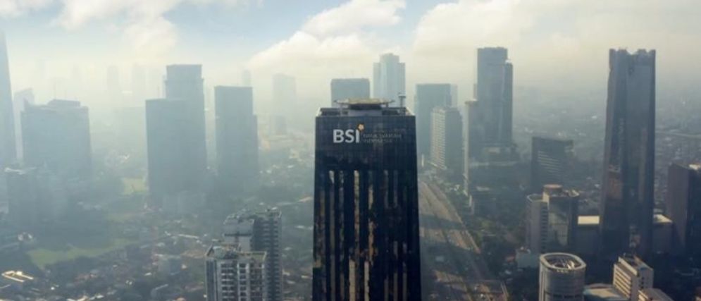 Ilustrasi kantor pusat BSI.