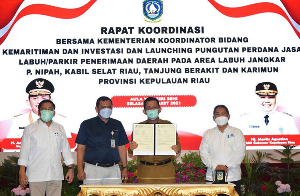 Kepri berupaya menambah PAD dari sektor labuh jangkar. foto : Humas Pemprov Kepri