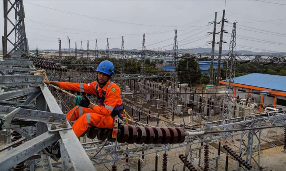 Jaringan SUTT 150 KV sudah mengelilingi Pulau Batam (loop).