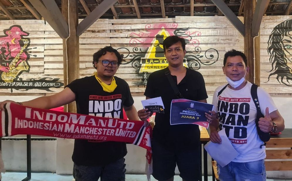 Pemenang Turnamen PES 2021 yang Digelar IndoManUtd Regional Bali. Foto: ist