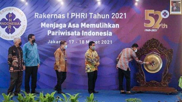 Menparekraf Sandiaga  Uno Ajak Bersama PHRI  Gairahkan Sektor Pariwisata