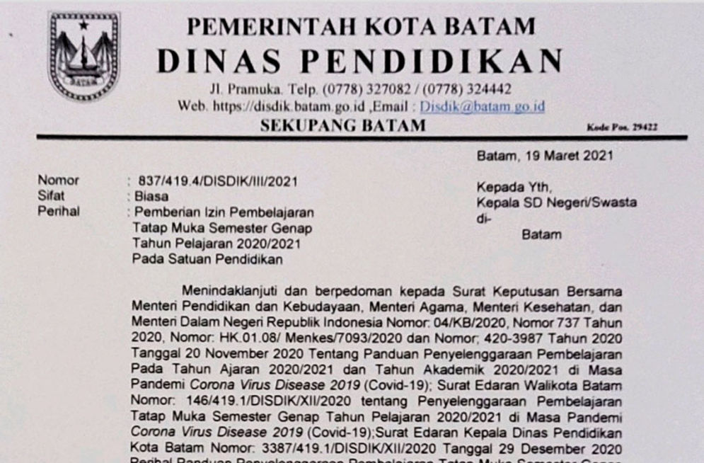 Sekolah lagi...