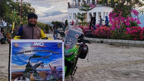 Rider YNCI Chapter Bitung Ini Solo Touring Sejauh 4.000 Kilometer ke Sulawesi Tenggara