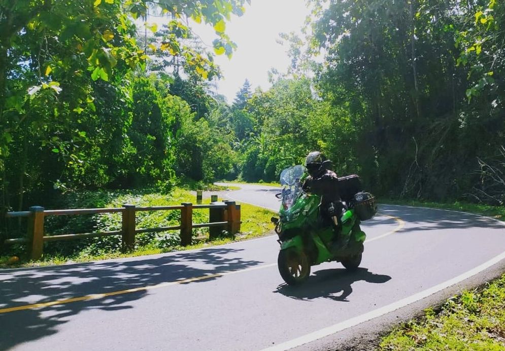 Rusdin Rezkhy Rosna Laihi Rider YNCI Chapter Bitung solo touring hingga ke Sulawesi Tenggara