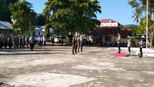 Jelang Paskah Polres Sumba Barat Daya Apel Gelar Pasukan Operasi Semana Santa Ranakah 