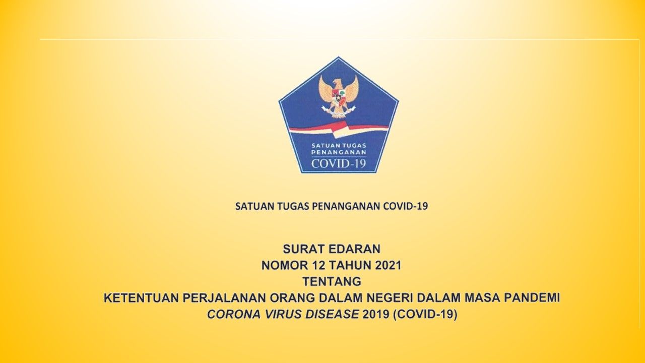 Ilustrasi: SE NO. 12 TAHUN 2021