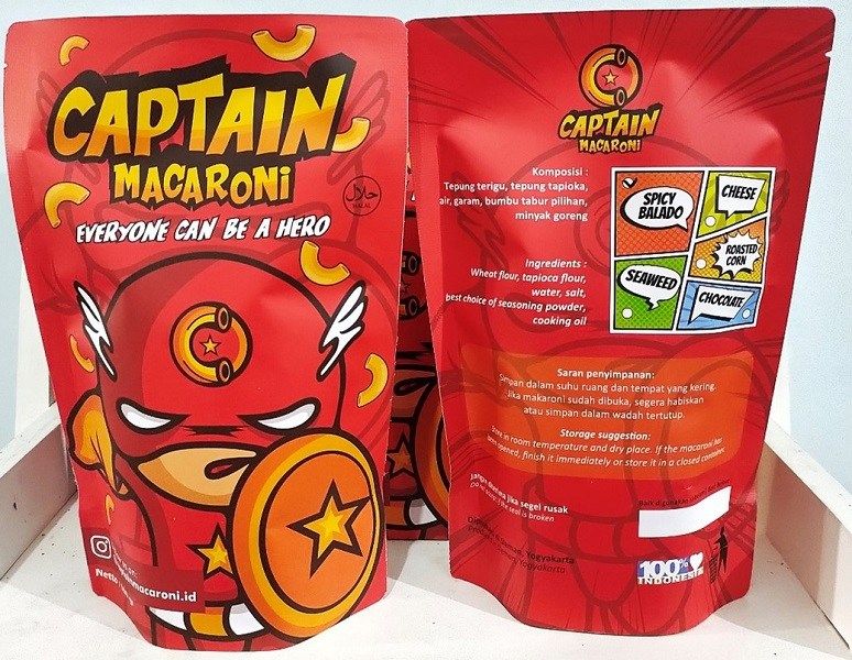 Produk Captain Macaroni asal Jogja / Instagram @captainmacaroni.id