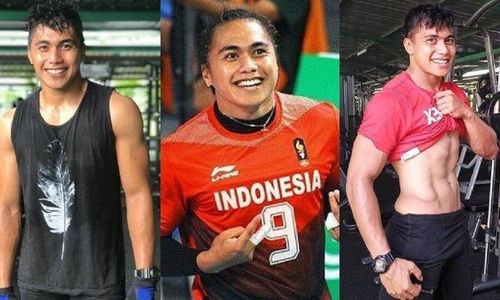 <p>Aprilia Manganang merupakan mantan atlet voli putri Indonesia yang namanya menjadi sorotan publik saat tampil di Asian Games 2018. Kerap bergaya tomboy bahkan membuat Aprilia kala itu sempat diduga merupakan pria. Kini, Aprilia resmi menjadi seorang laki-laki dan anggota TNI. / Foto: Repro YouTube dan Instagram @manganang92</p>