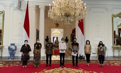 <p>Pertemuan Presiden Jokowi dengan pelaku industri perfilman Indonesia / Twitter @jokoanwar</p>
