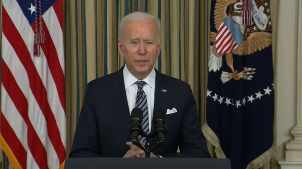<p>Pidato Presiden Joe Biden / Sumber: Youtube Yahoo Finance</p>
