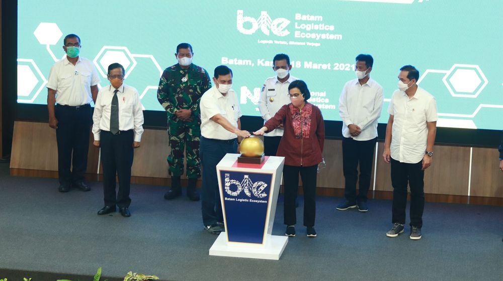 Peluncuran Batam Logistic System (Dokumentasi Kementerian Keuangan)