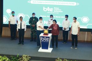 Peluncuran Batam Logistic System (Dokumentasi Kementerian Keuangan)