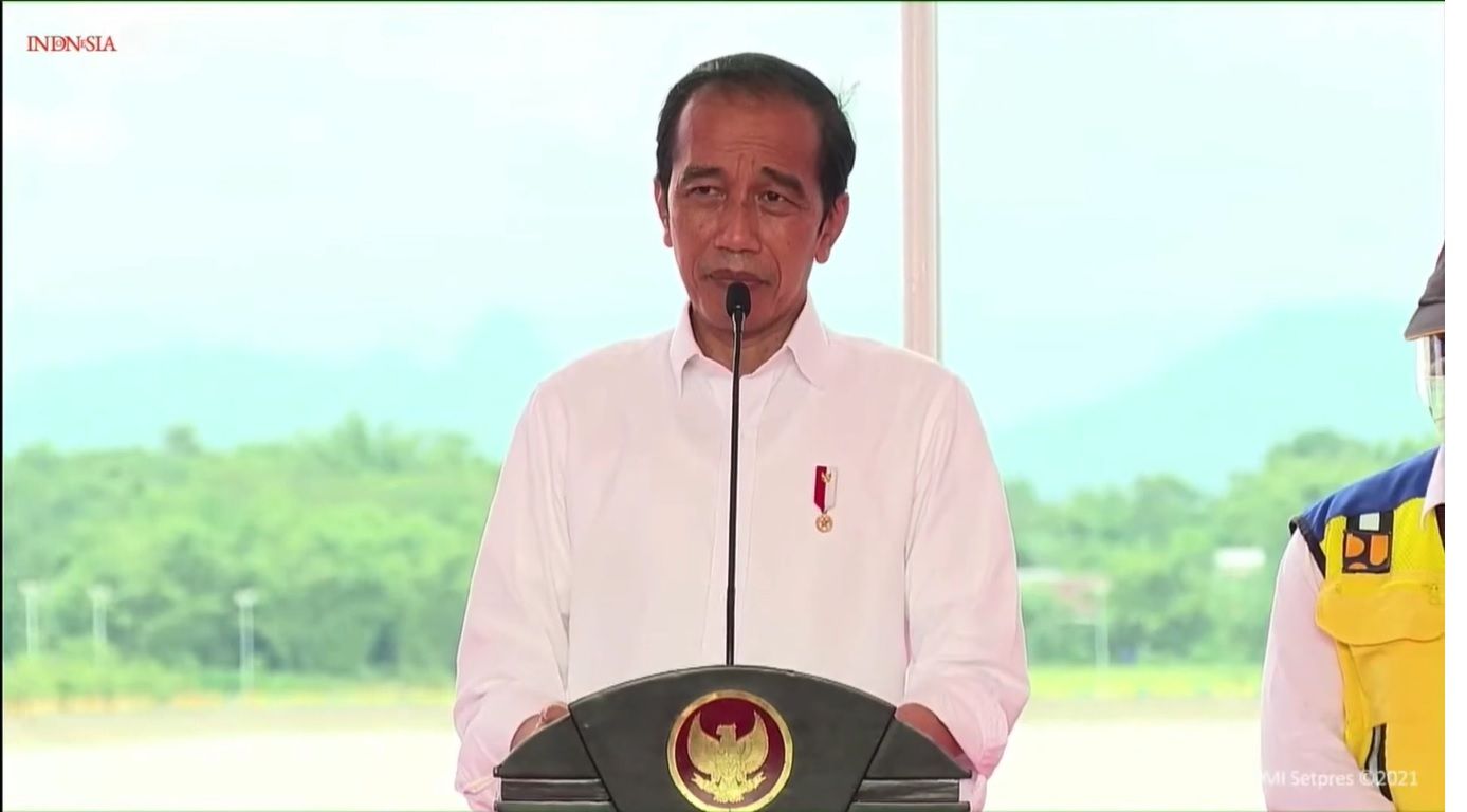 <p>Presiden Jokowi. (Tangkapan layar Youtube Setkab)</p>

