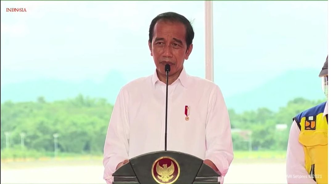 <p>Presiden Jokowi. (Tangkapan layar Youtube Setkab)</p>
