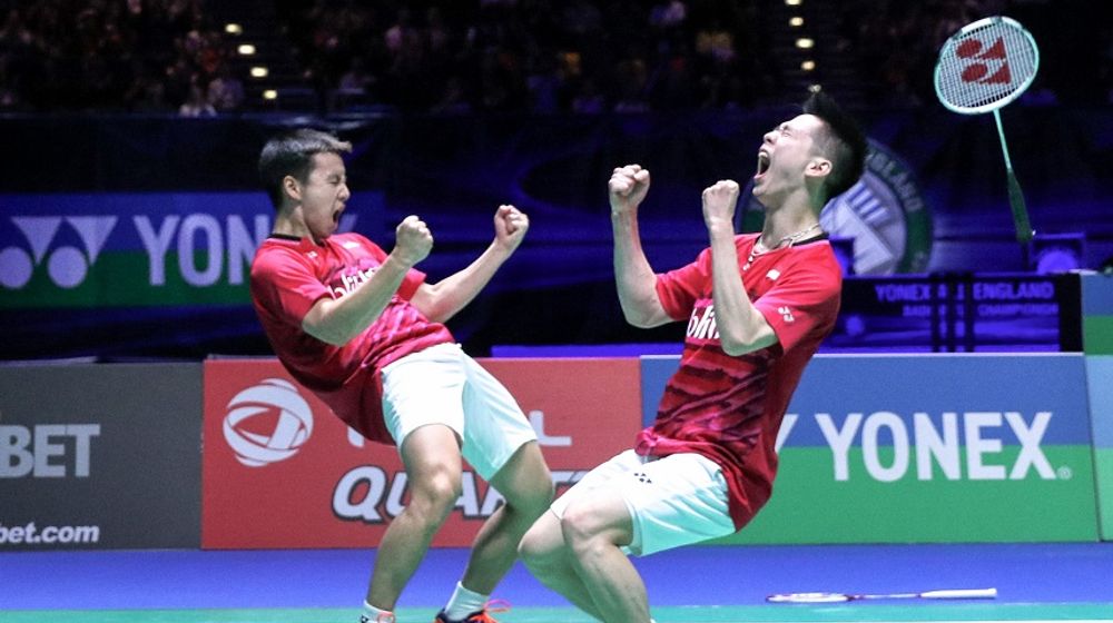 <p>Atlet badminton ganda putra yang dijuluki The Minions, Kevin Sanjaya dan Marcus Gideon / Dok. PBSI</p>
