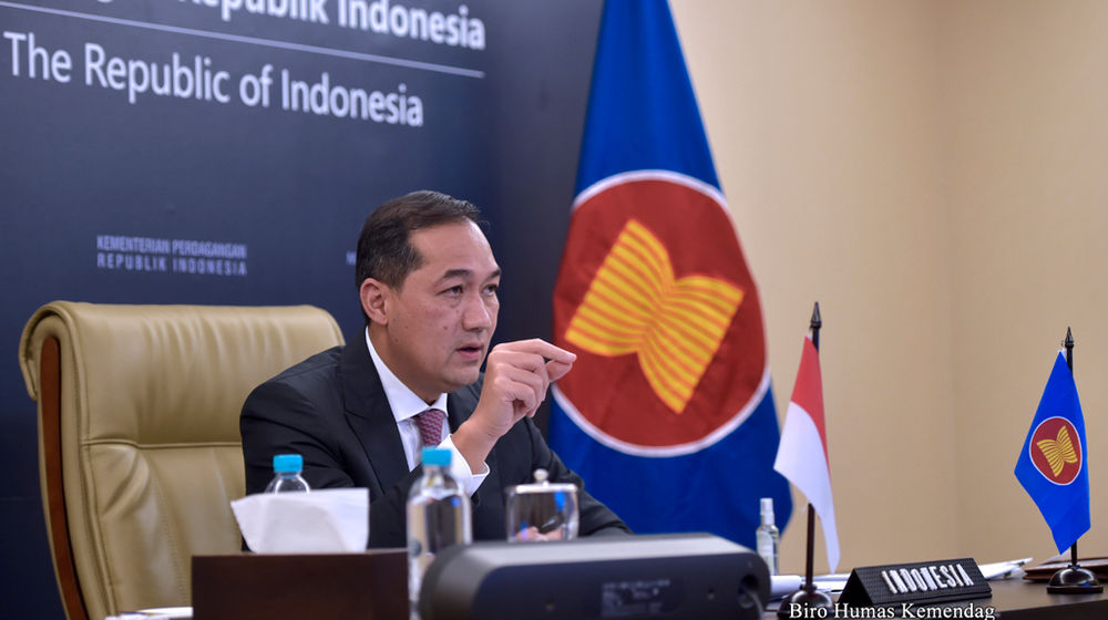 <p>Mendag RI menyampaikan strategi pemulihan ekonomi di Indonesia. (dok. Kementerian Perdagangan)</p>
