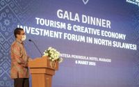 <p>Menparekraf Sandiaga Uno dalam kunjungan kerja ke Sulawesi Utara turut mengundang sejumlah investor di hari terakhir kegiatan, Sabtu, 6 Maret 2021. / Dok. Kemenparekraf</p>
