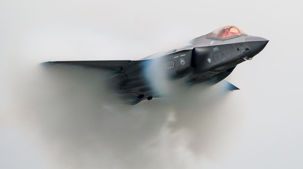 <p>An F-35A during a demonstration of the aircraft at Aero Gatineau-Ottawa Airshow in Quebec, Canada, September 7, 2019. Image: US Air Force/Senior Airman Alexander Cook</p>