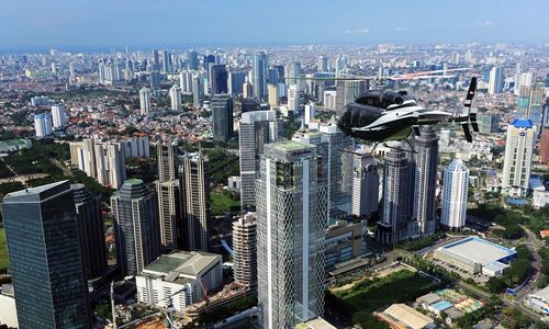 <p>Taksi terbang helikopter siap mengudara dari Bandara Soeta ke Jabodetabek / Whitesky.co.id</p>
