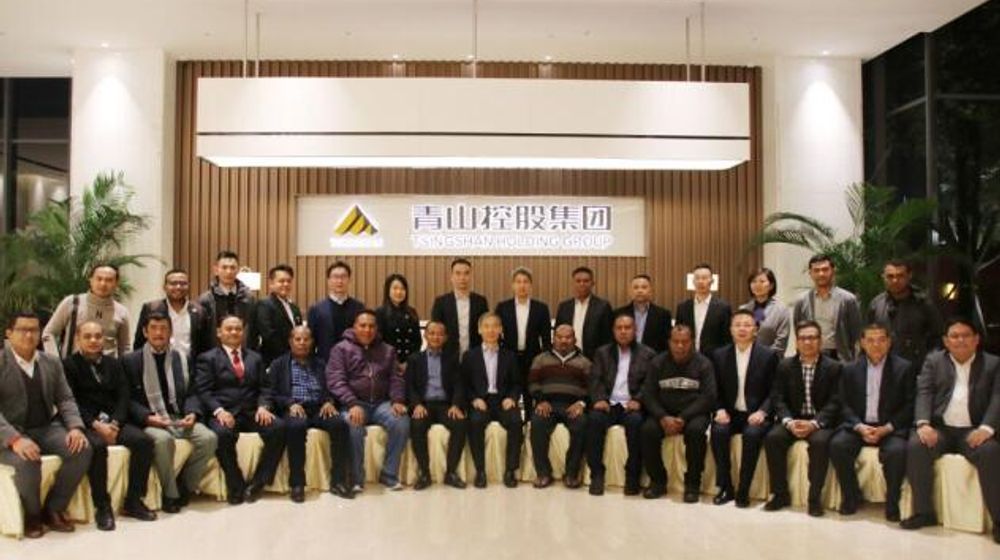 <p>Tim Badan Koordinasi Penanaman Modal (BKPM) saat mengunjungi Tsingshan Holding Group akhir 2020. / Tsingshan</p>